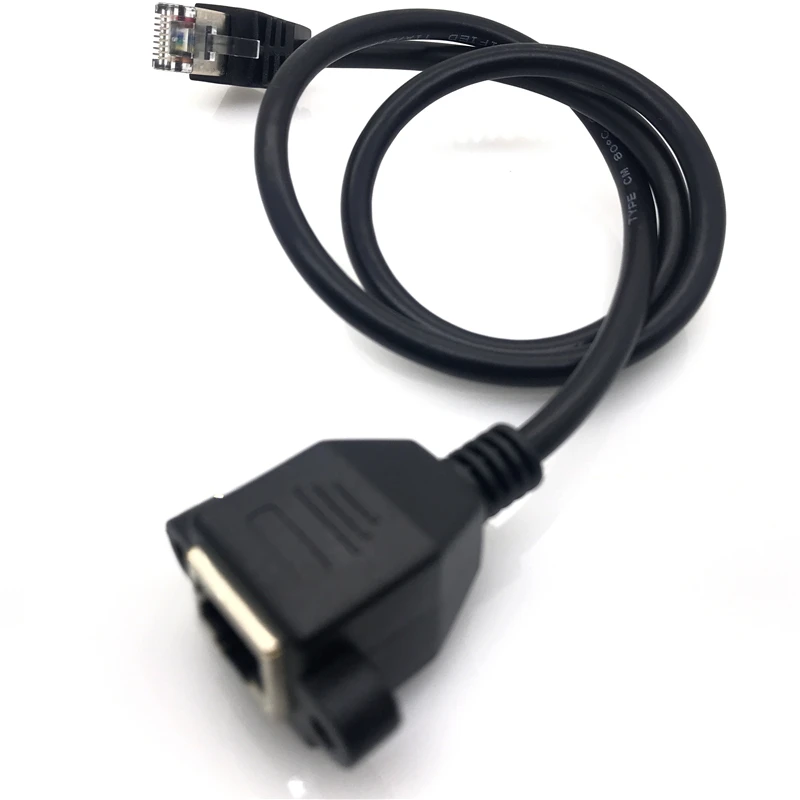 Пуховик 90 Угловой RJ45 Cat5e 8P8C FTP STP UTP Cat5 мужского и женского пола Панель крепление для сети Ethernet LAN кабель RJ45 30 см 60 см 1 м 1,5 м 1ft