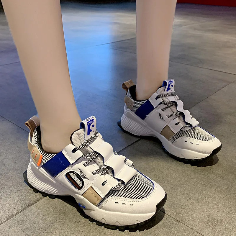 

Breathable Shoes Women's 2019 Athletic Shoes New Style Dad Autumn Women's Versatile Korean-style Flat Heel Casual Shoes Women's