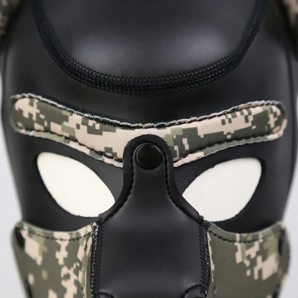 Sexy Dog BDSM Bondage Puppy Play Hoods Slave Rubber Pup Mask Fetish Adult Games Couples SM Flirting Games Toys For Erotic Hoods