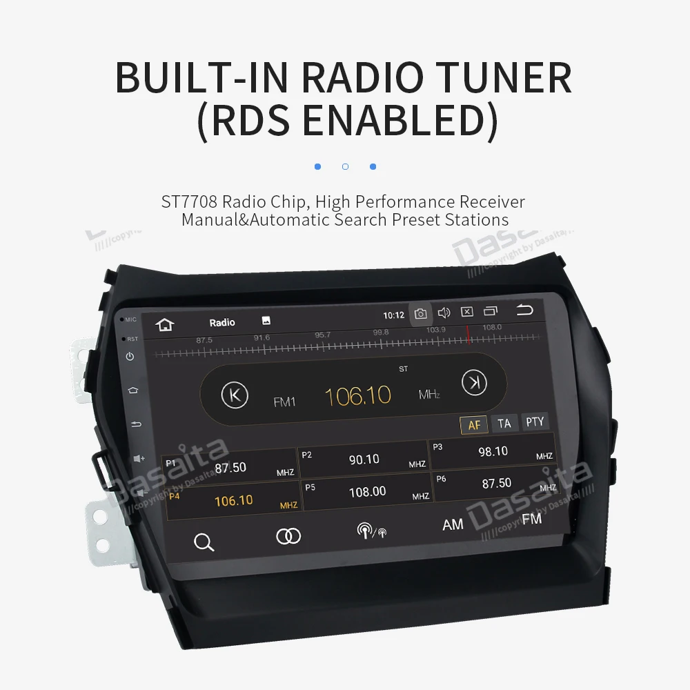 Best 9" Android 9.0 Car GPS Radio Player for Hyundai IX35 2013 2014 2015 with Octa Core 4G RAM 32G ROM Stereo GPS Navigation Headunit 9