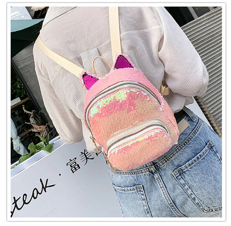Pudcoco аксессуары для малышей шикарный Милый Детский рюкзак для малышей 3D мультяшная сумка Детская школьная сумка с блестками для девочек