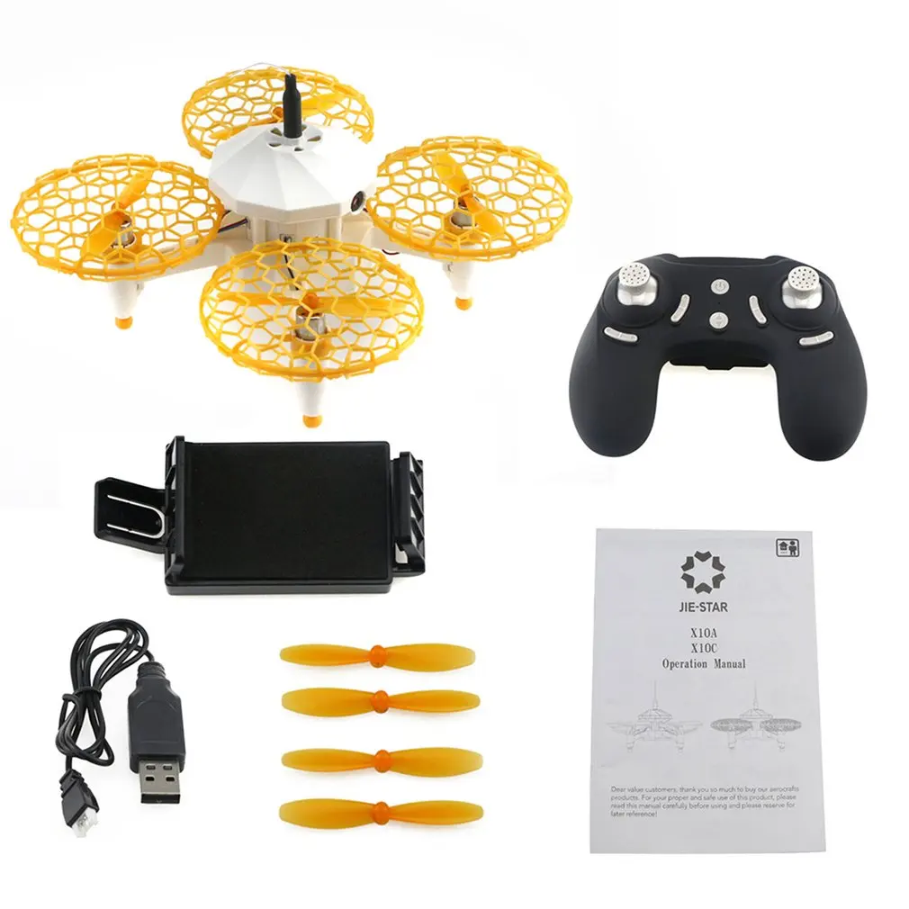 JJRC X10C складной Радиоуправляемый Дрон с 30 Вт камерой дистанционного управления Квадрокоптер WiFi FPV Безголовый высота удерживайте один ключ Взлет/посадка игрушка