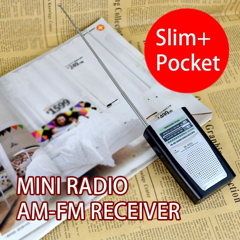 Универсальный Телескопический Карманный антенный радиоприемник Mini AM/FM
