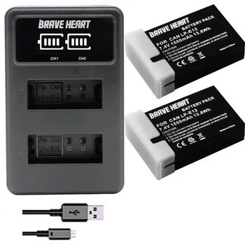 

7.4v 1860mAh LP-E12 LPE12 LP E12 Camera Battery For Canon EOS M M10 M50 M100 Rebel SL1 EOS 100D EOS Kiss X7