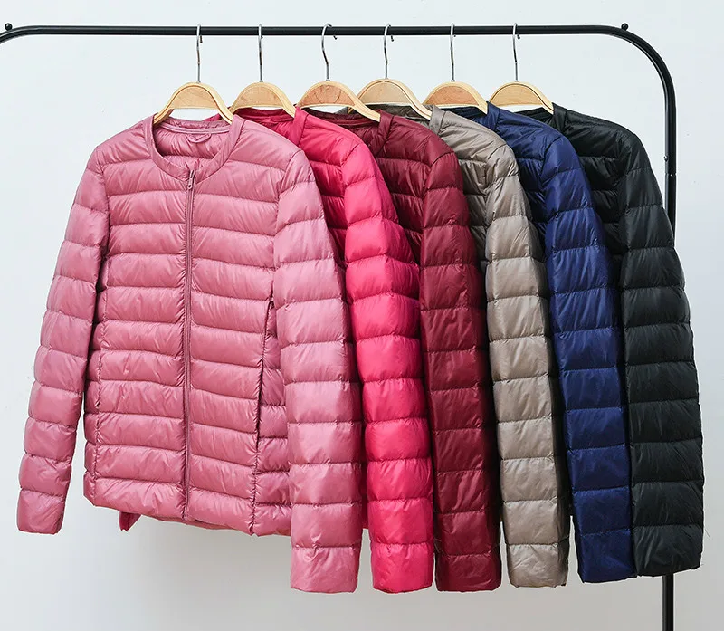 2020 Ultra Light Down Jacket Women Autumn Winter Puffer Coat Short Korean Women's Jackets Coats RSYL001 KJ3081 |