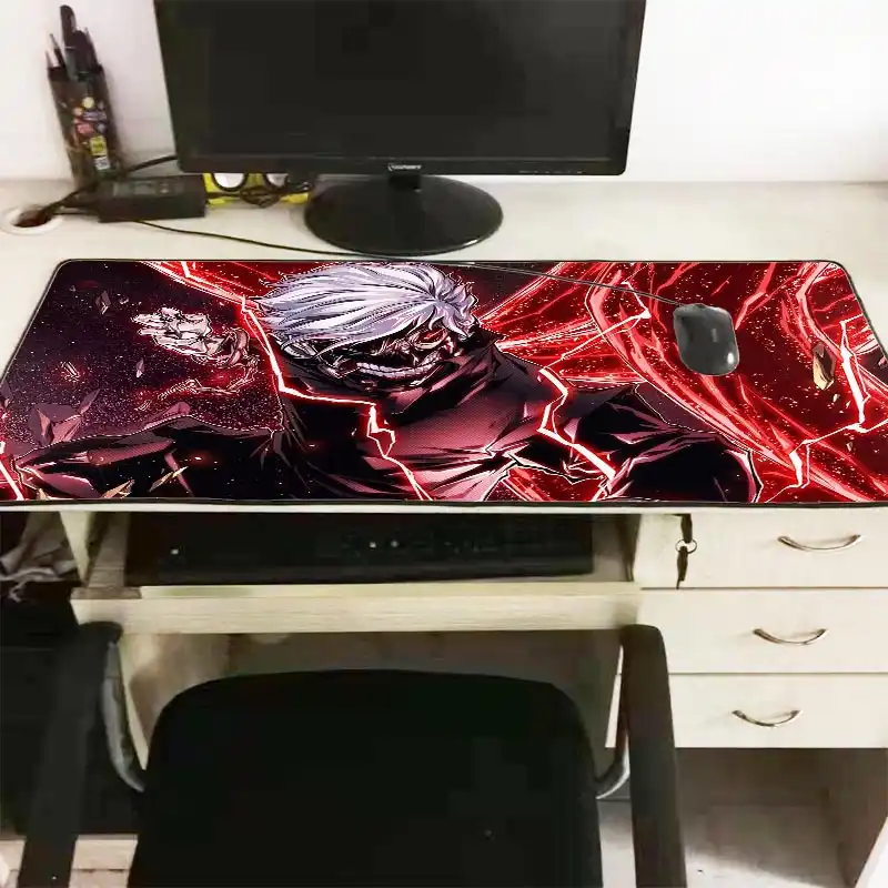 Mairuige東京グール日本アニメキーボードマットゴムゲーム大型マウスパッドアニメデスクマットゴムロックエッジゲーマーマウスパッドマット Mouse Pads Aliexpress