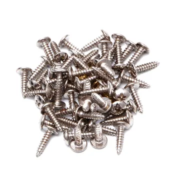 

50Pcs Slivery Guitar Bass Pickguard Mounting Screws Guitar Parts For ST TL LP SG Guitar Whosale&Dropship