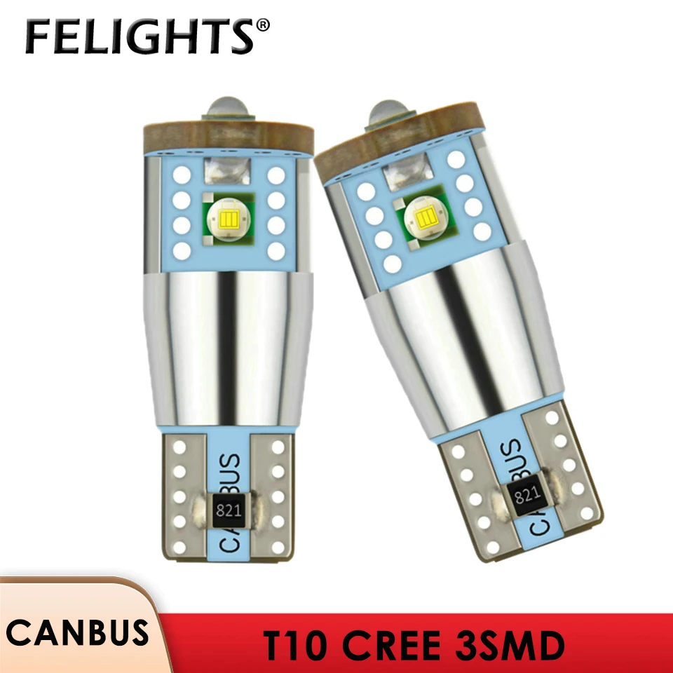 

2pcs t10 w5w canbus car led auto lamp 168 194 12v no error backup reverse map dome light camry hilux w124 DRL luz led automovil