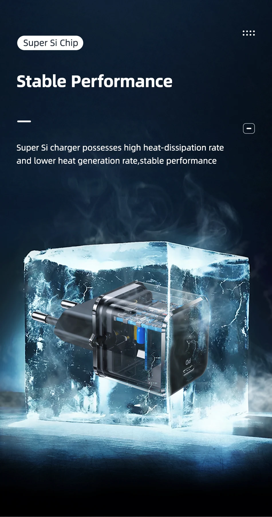 USAMS Super Si 25W PD Charger Super Fast Charger QC 3.0 2.0 USB Type C Charger 49 Hc1439a2405f9437aafba58d10a8d177fE