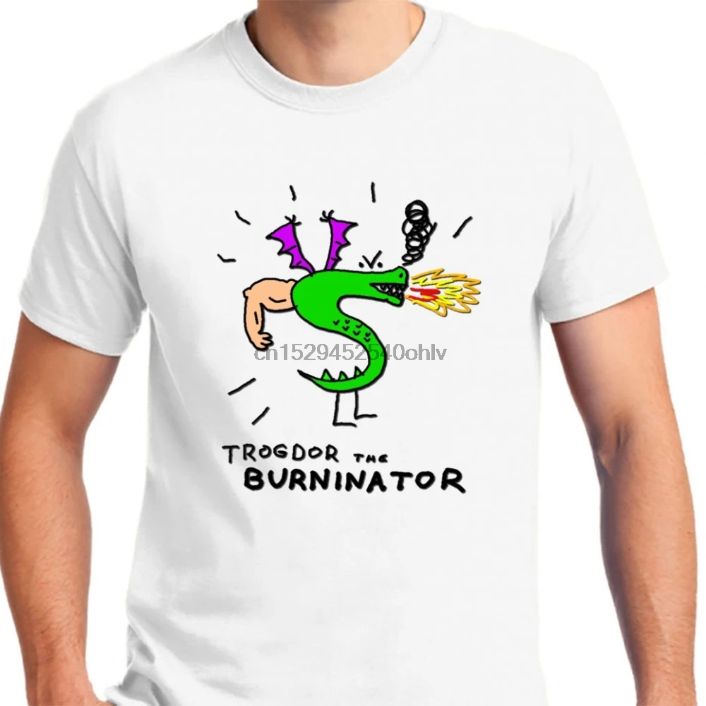 Trogdor The Burninator Мужская футболка|Футболки| |