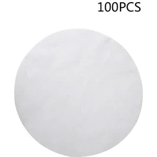 Круглая пергаментная бумага 100 шт Круглые листы для выпечки антипригарная предварительно вырезанная 100 упаковочная бумага для выпечки