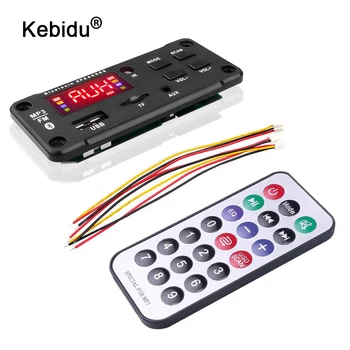 

Color Screen 5V 12V MP3 Decoder Board WMA Wireless Bluetooth 5.0 Audio Module USB TF Radio Handsfree Recording DIY music player