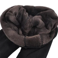 Зимние лосины женские высокой талией, плотные теплые леггинсы женские, Зимние флисовые сексуальные леггинсы для фитнеса, женские черные бархатные легинсы женские