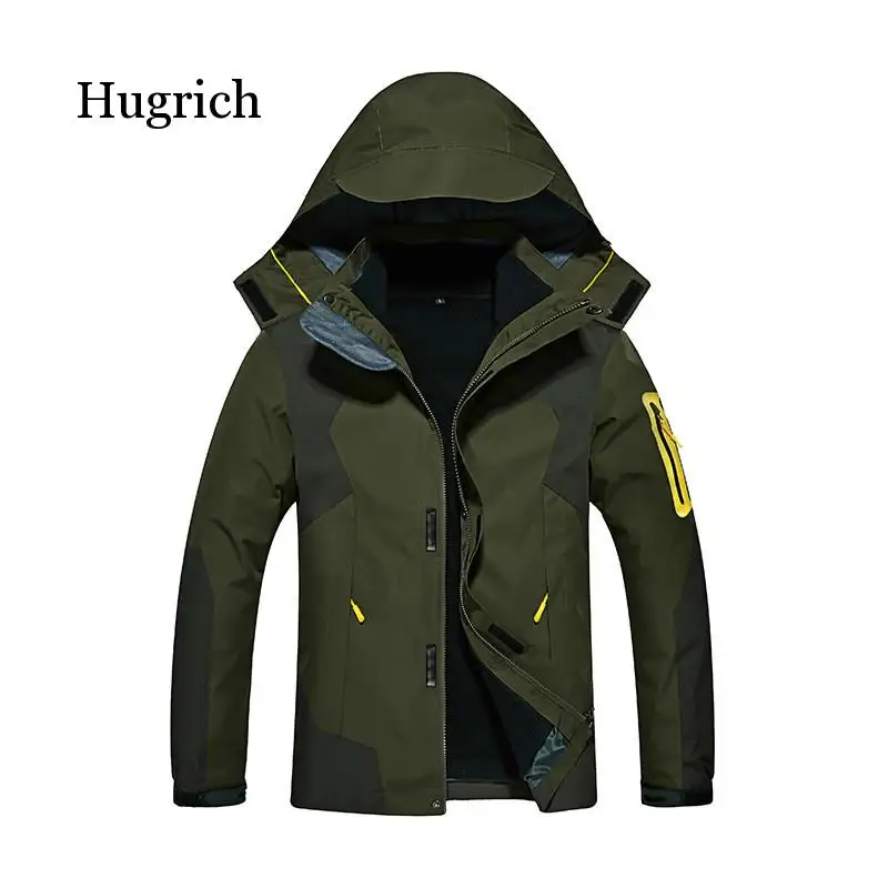 Autumn and Winter Men's and Women's Outdoor Stormsuit with Detachable Plush Liner winter warm windbreaker custom liner detachable fashion jacket cheap print logo outdoor cold proof hooded sweatshirt 2022 new