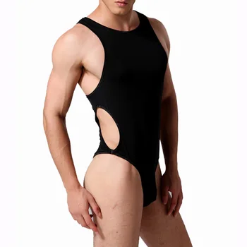 

Sexy Lingerie Seven-Color Onesie Manufacturers Direct Supply Seven-Color Chinlon Viscose Men Slipknot Onesie
