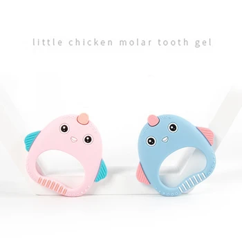 

Baby Infant Teething Soft Silicone Cartoon Teether Training Toys Safety For Children ＞4M