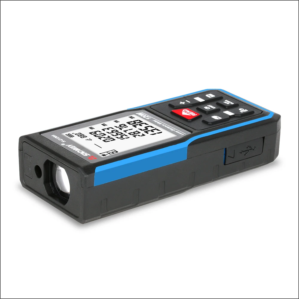 SNDWAY Laser Rangefinder Hunting Rangefinder Digital Mini Range finder Laser Tape Distance Ruler Sensor 5om 70m Distance Meter