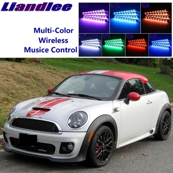 

LiandLee Car Glow Interior Floor Decorative Seats Accent Ambient Neon light For Mini Coupe Roadster R58 R59