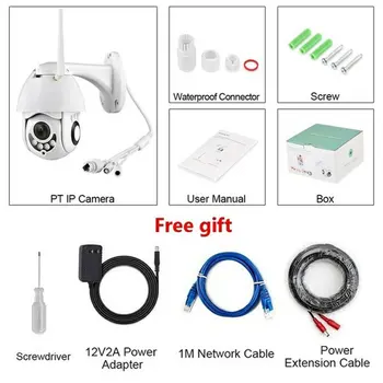 

Outdoor Waterproof Wireless Ball Machine 1080P Network Surveillance Camera Wifi Card Outdoor Ptz Rotation