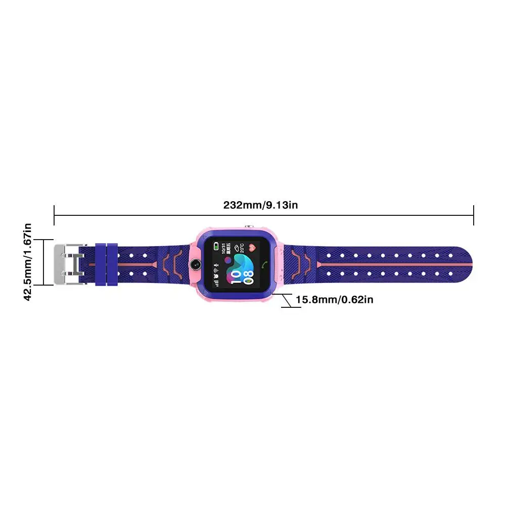 Children's 4G Smart Phone Watch Touch Screen Student Smart Watch Waterproof Positioning Light Watch Multifunction