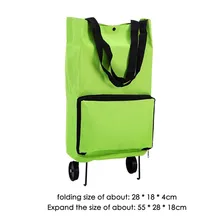 VOGVIGO портативная тележка для шоппинга сумка с колесами Складная коляска ролл продуктовый зеленый складная сумка для покупок ручные сумки для покупок