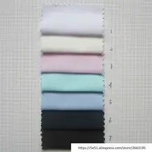 Однотонная эластичная ткань для отдыха из саржевой ткани с микроденом; одежда для отдыха; рубашка; платье с подкладкой