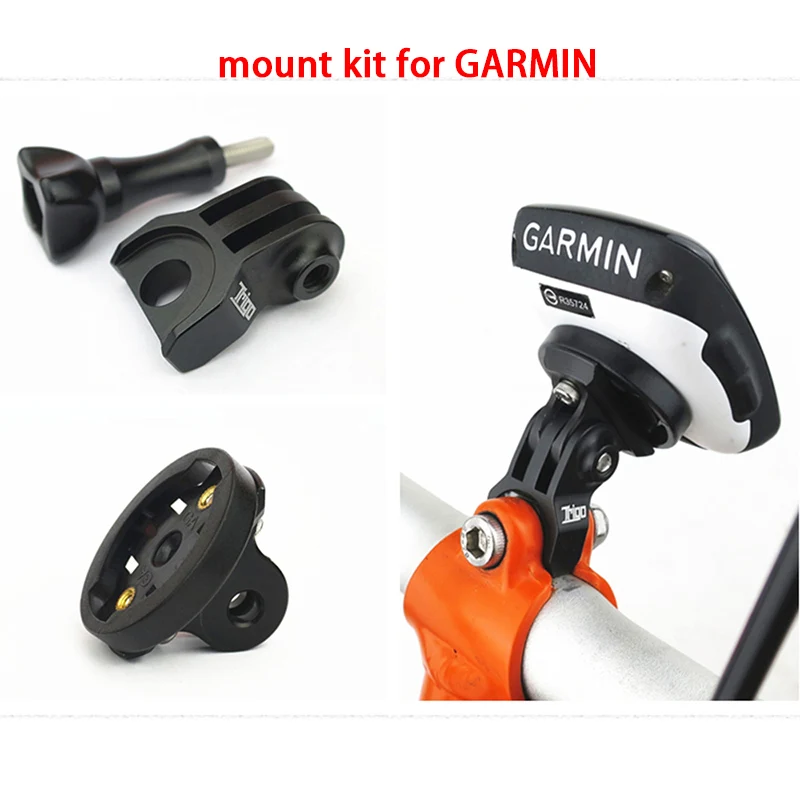 black for garmin Велосипедный компьютер держатель для камеры Brompton складной велосипед подходит для Garmin Gopro Спортивная камера Wahoo Держатель Аксессуары для велосипеда - Цвет: black for garmin