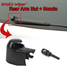 Erick der Wischer Windschutzscheibe Windschutz Hinten Wischer Arm Waschmaschine Abdeckung Kappe Mutter & Jet Düse Set Für Skoda Yeti Typ 5L 2009 - 2017