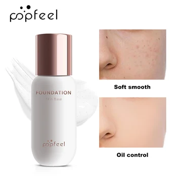 

Make Up Cream Facial Liquid Foundation Makeup Oil Control Base De Maquillaje Profesional Cosmetic Waterproof POPFEEL 30ml TSLM1