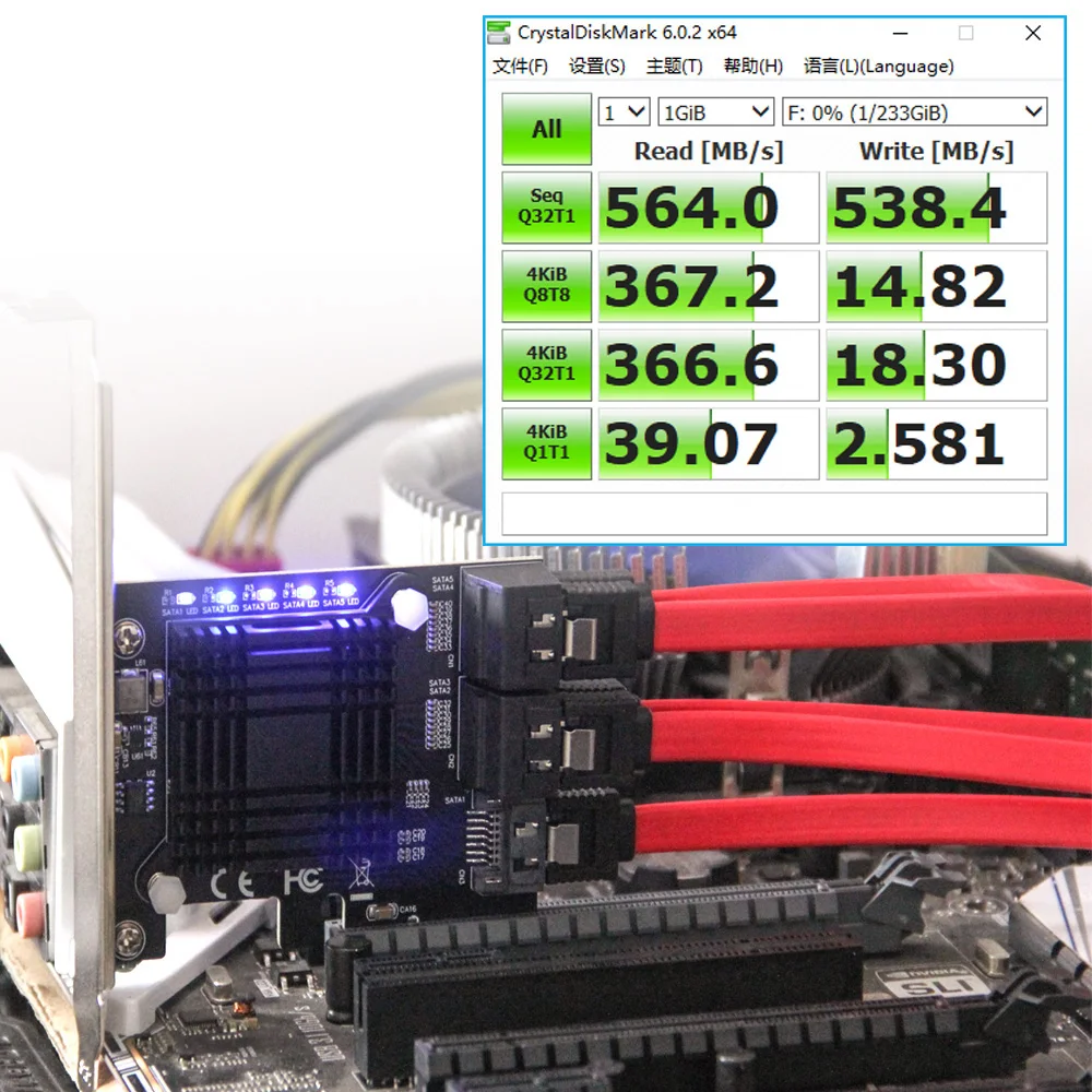 QINDIAN плата расширения PCIE SATA контроллер PCI-E SATA концентратор/карты/бумажник карты Высокое качество нейлоновый чехол заграничного паспорта PCIE SATA 3,0 карты 5-Порты и разъёмы SATA3 SSD PCI Express X4 Gen3 адаптер