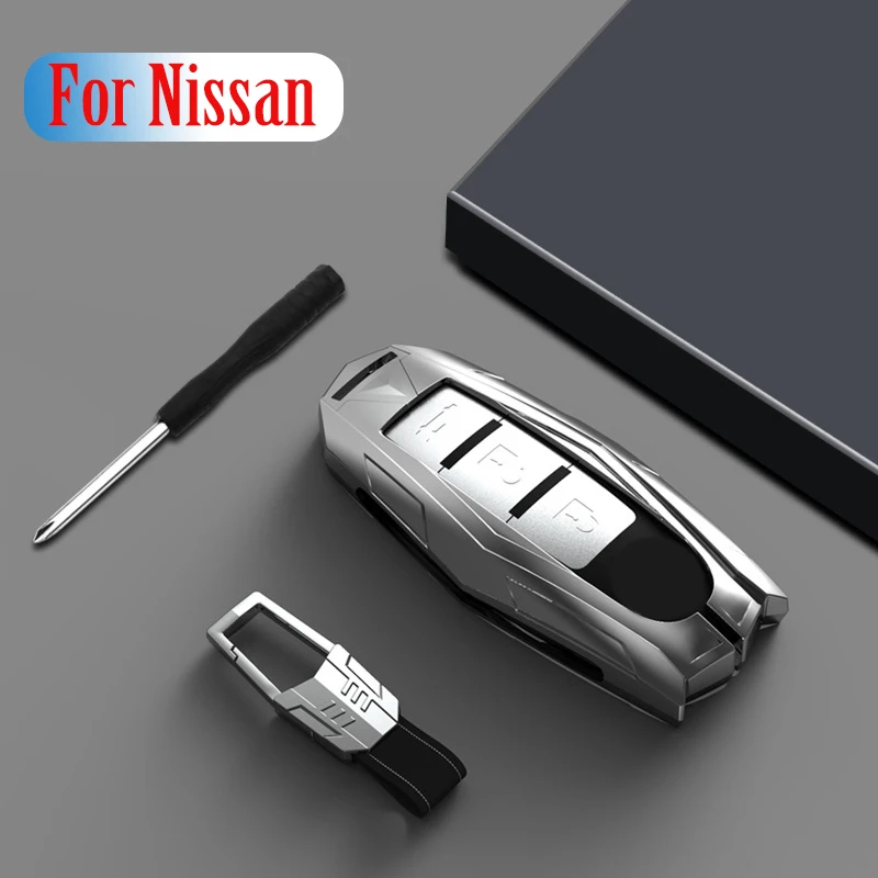 

High Quality Zinc Alloy Mecha Personalized Key Decoration Shell For Nissan Qashqai J10 J11 X-Trail t31 t32 Kicks Pathfinder