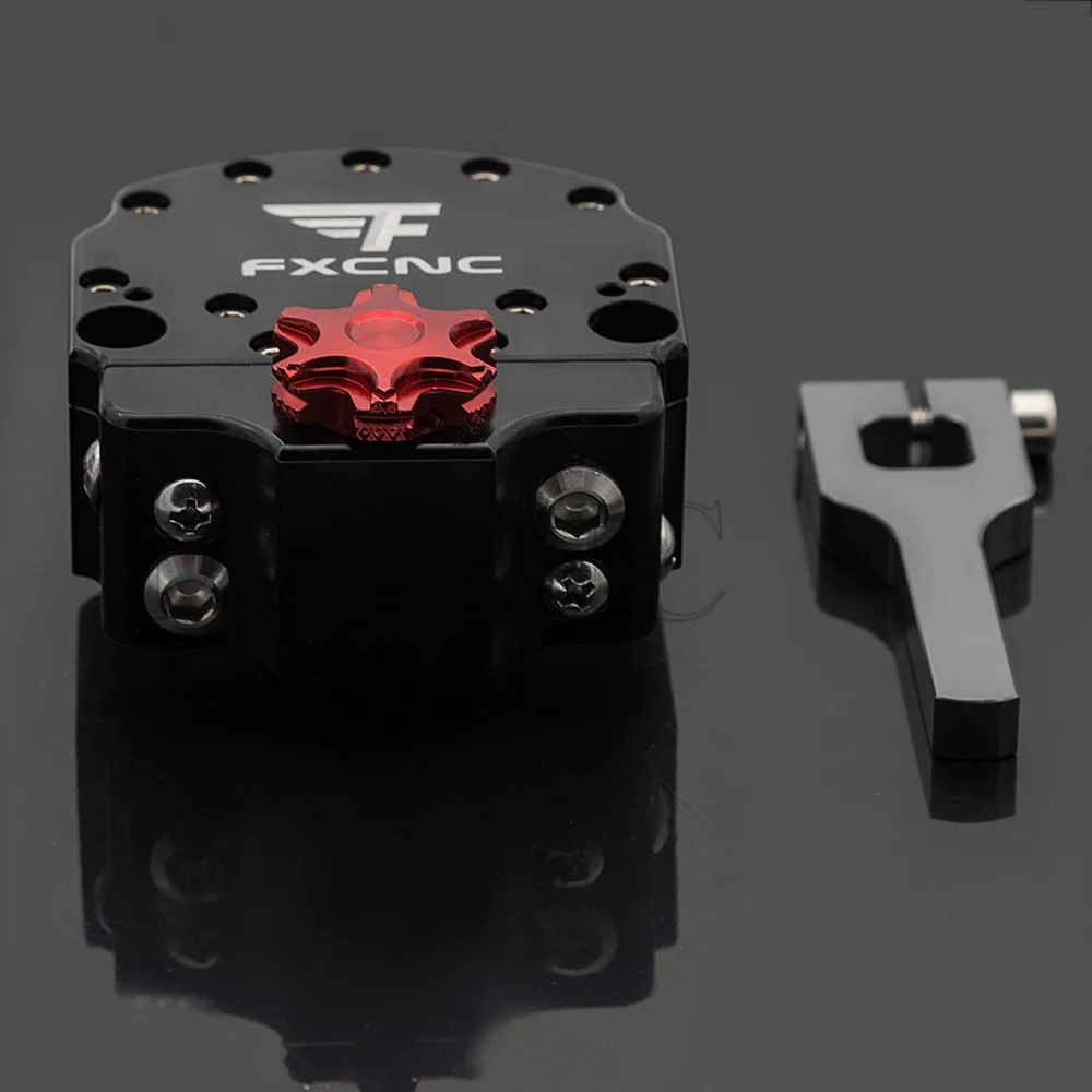 Universal CNC Aluminum Motorcycle Steering Damper Stabilize Bracket Mounting Kit Support For Yamaha Honda Suzuki Kawasaki