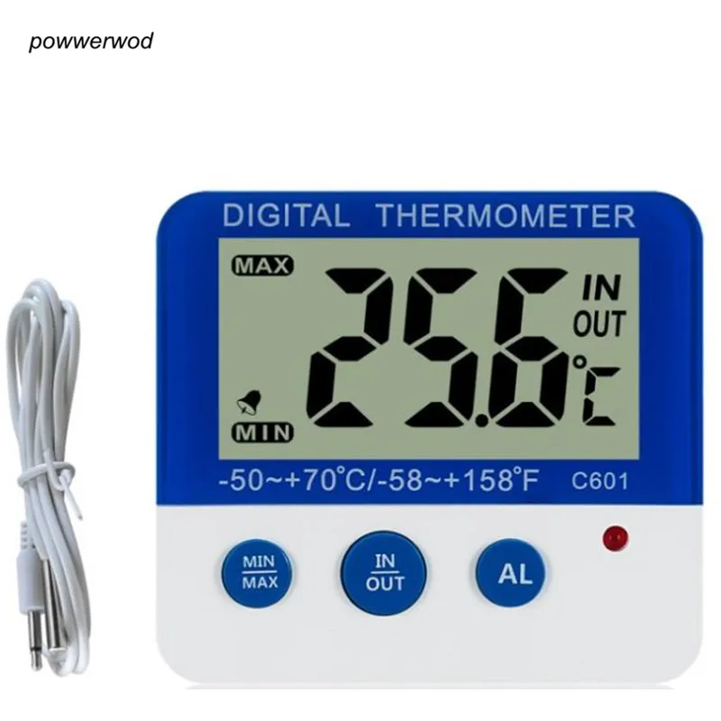 Домашний домашний наружный термометр, Бытовой Холодильник, электронный термометр для домашних животных с памятью, сигнализацией мороза