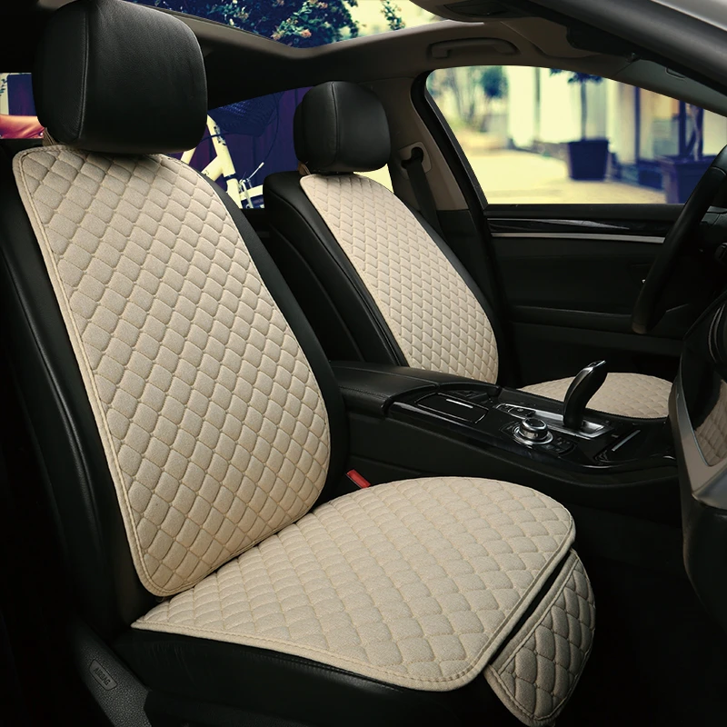 Protector de asiento y trasero de coche, alfombrilla de cojín de respaldo, funda de de asiento Protector transpirable|Coberturas de asiento de automóviles| - AliExpress