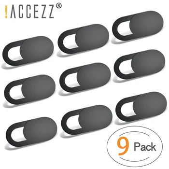

!ACCEZZ 12pcs Webcam Cover Shutter Laptop Camera Len Plastic Slider Mini For iPad Macbook Tablet 9pcs OEM Phone Privacy Sticker