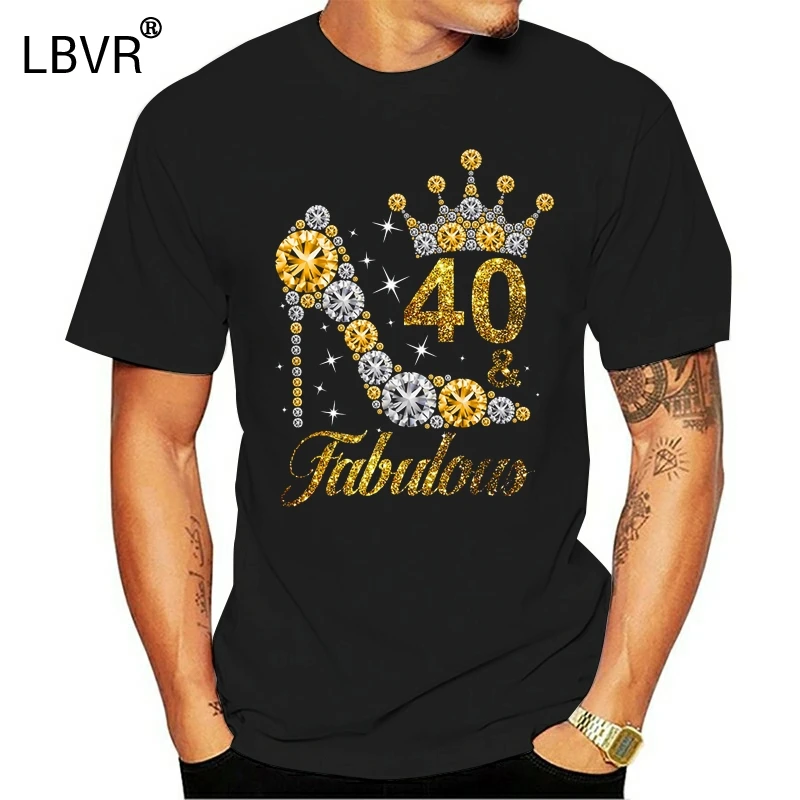 Men T Shirt 40 Fabulous 40th Birthday Gift T Shirt Tshirts Women T Shirt T Shirts Aliexpress
