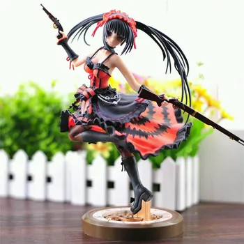 

Tokisaki Kurrumi Nightmare with gun Broccoli 5 generations Anime Action Figure Toy Pvc Figures Toy Christmas Gift For Children