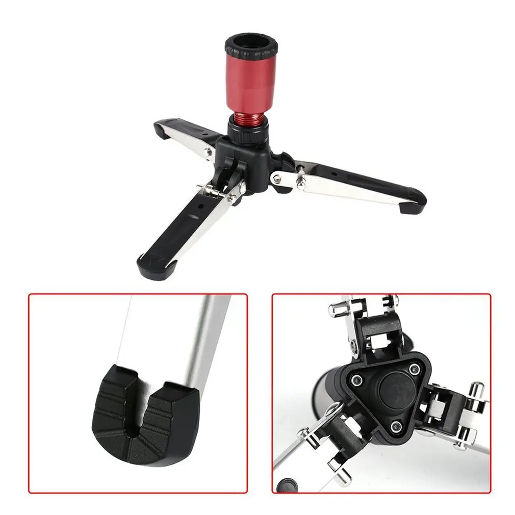 3/8 screw Tripods Monopod Support Stand Universal Stand Three Feet 3 Legs Monopod Support Stand Base For Manfrotto Gitzo Benro