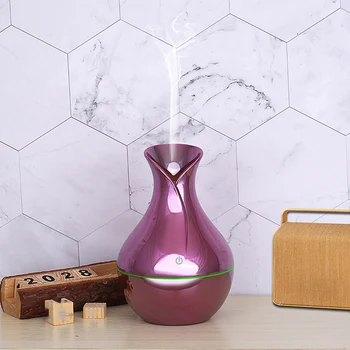 

New 130Ml Usb Ultrasonic Air Humidifier Diffusers Aromatherapy Essential Oil Diffuser Humidifier Plating for Home Office