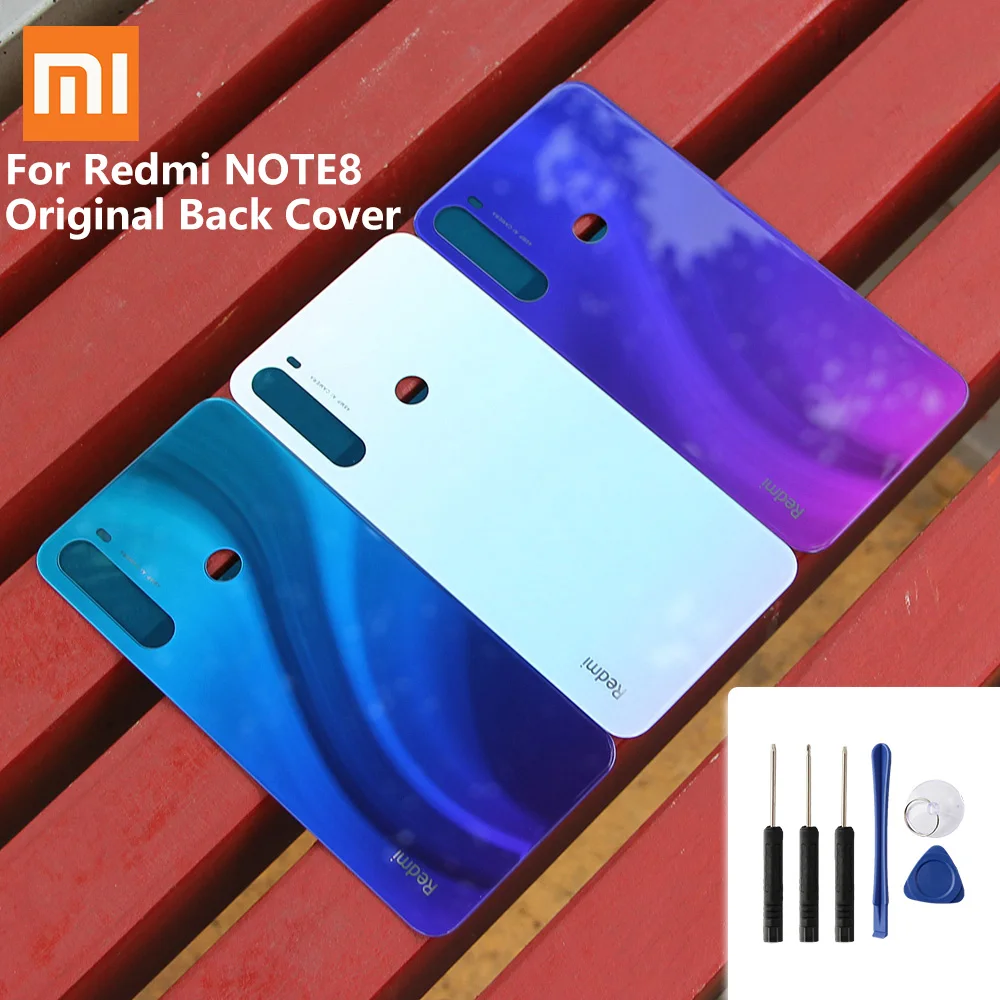 Оригинальный стеклянный чехол для XIAOMI Redmi Note8 Note 8 задняя крышка телефона|Бамперы|