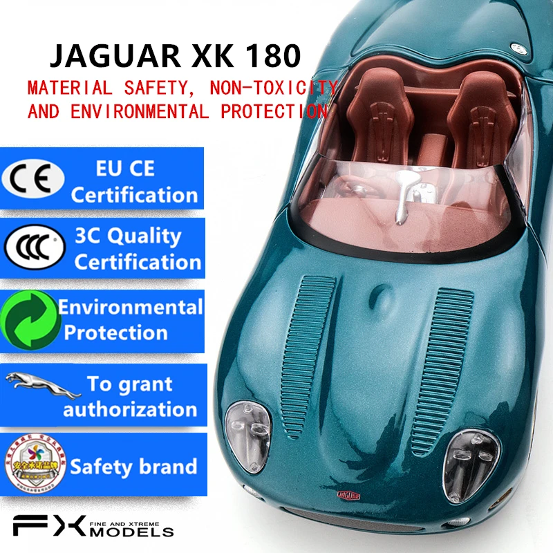 Welly 1:24, винтажная модель автомобиля Jaguar XK180 из сплава, модель автомобиля, украшение автомобиля, коллекция подарков, игрушка для литья под давлением, модель игрушка для мальчиков