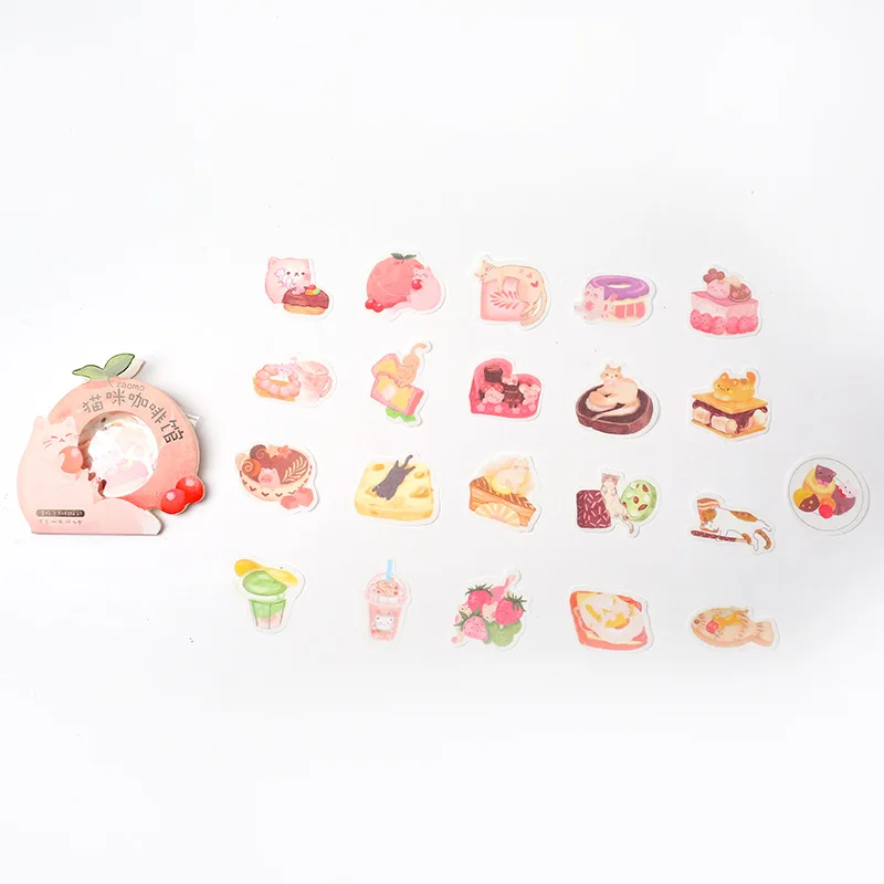 20set/1lot Kawaii Stationery Stickers Greedy Diary Planner Decorative Mobile Stickers Scrapbooking DIY Craft Stickers - Цвет: MaoMiKaFeiGuang