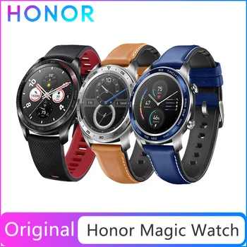 

Original New Honor Watch Magic Smart Watch GPS 5ATM WaterProof Heart Rate Tracker Sleep Tracker Working 7 Days Message Reminder