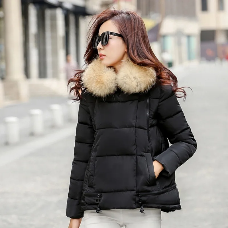 

Special Offer Winter down Jacket Cotton-padded Clothes Women's Short Korean-style Slim Fit A- line Version Winter Coat Thick Cot