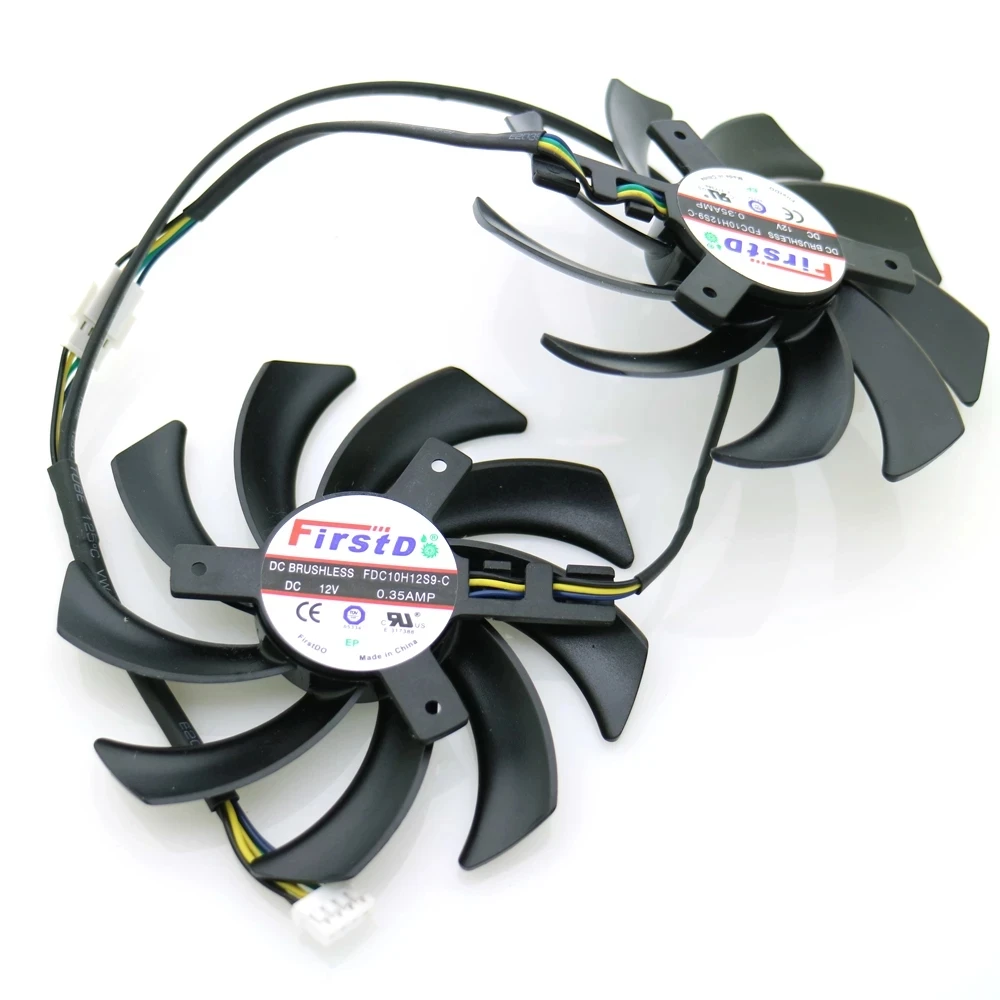 Ventilador Vga 10dc12v 0.35a 4pin 86 mm para Geforce Gtx1080 Gtx1060 Gtx1060 Ventiladores e resfriadores - Imagem 4