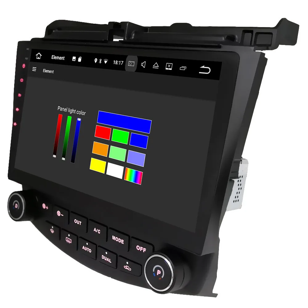 Klyde 10," ips 4G Android 9,0 Восьмиядерный 4 Гб ОЗУ 64 Гб ПЗУ DSP BT автомобильный DVD мультимедийный плеер радио для Honda Accord 7th 2003-2007
