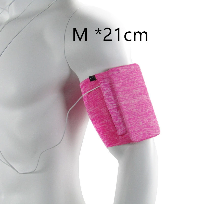pink-M Спортивный чехол для телефона на руку для samsung S10 S9 S8 iPhone X Xs Xr 6 7 8 xiaomi huawei держатель для телефона - Цвет: pink-M