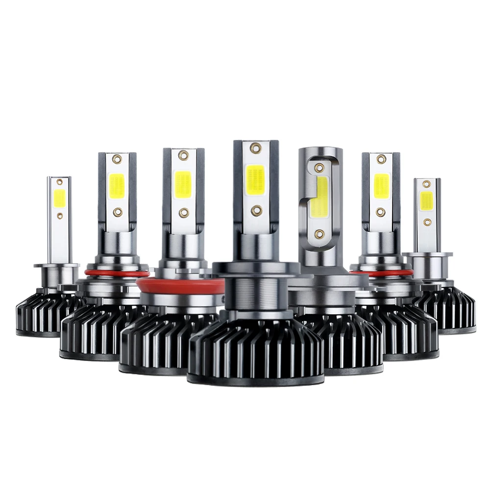 

2PCS/set F2 COB Headlight H1 H3 H4 H7 H8 H11 9005/HB3 9006/HB4 Car Light LED Bulb Fog Light Bulb Car Styling Super bright white