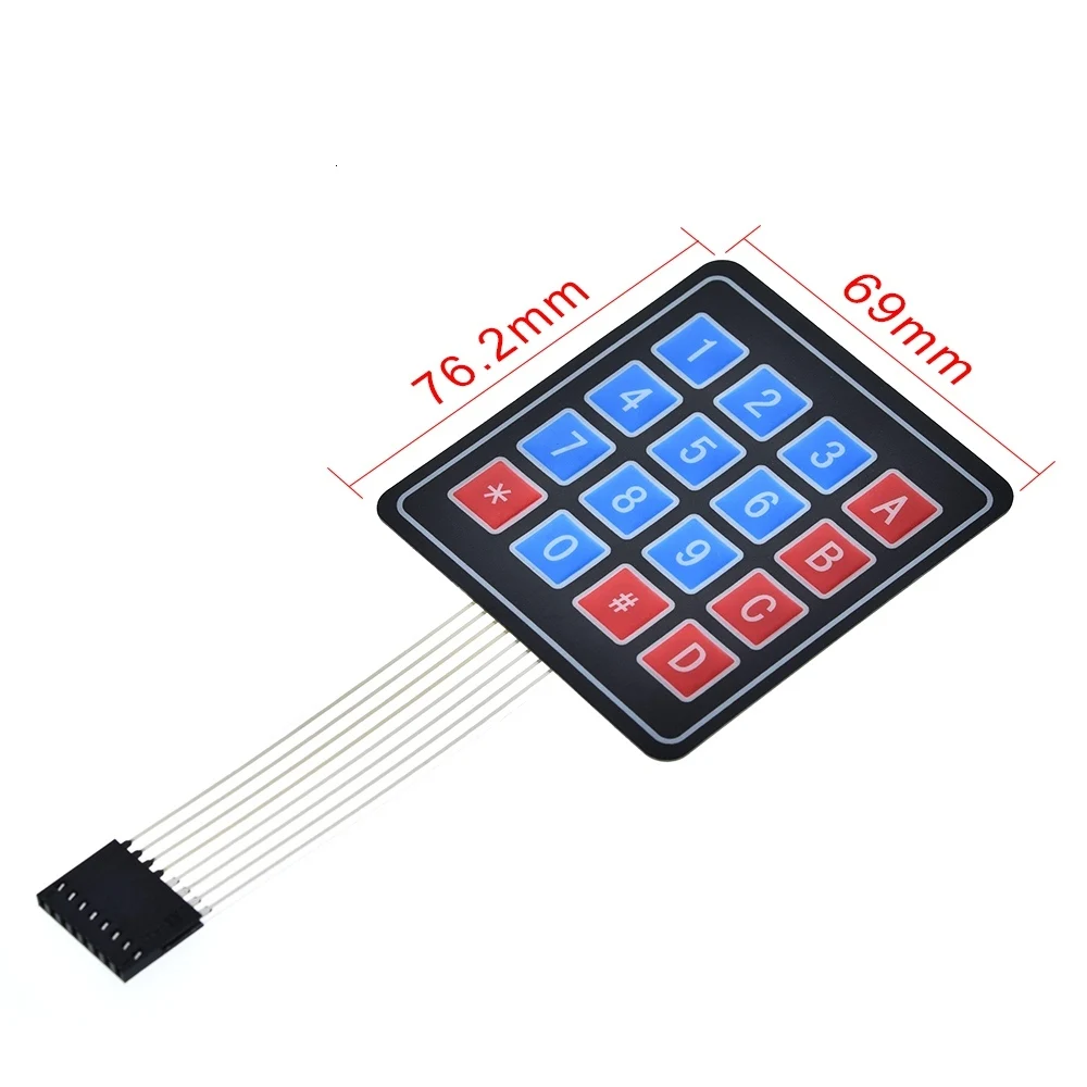 4 12 16 20 Key 4*4 Membrane Switch Keypad 1x4 3x4 4x4 4*5 Matrix Array Matrix keyboard for arduino