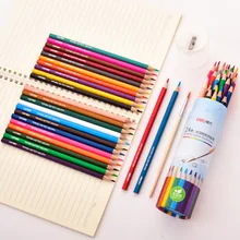 Deli 68130 водорастворимые цветные свинцовые окрашенные картографирование цветной карандаш цветовое картографирование яркие принадлежности для рисования инструмент